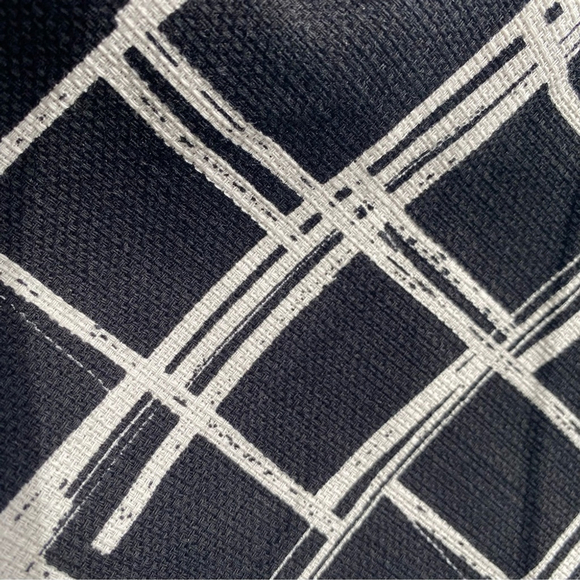 Gap Black White Check Mini Skirt Lined Short Preppy Work SIZE 4 - Picture 5 of 9